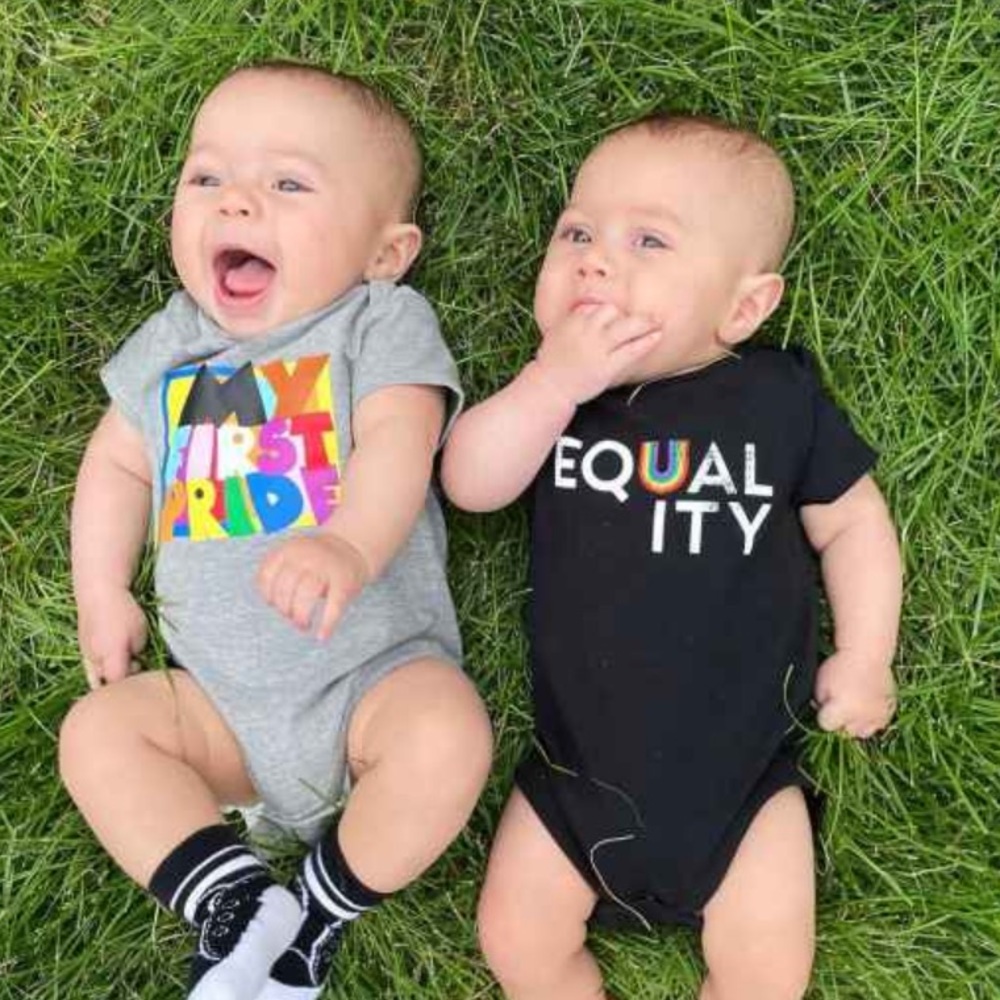 NWT Pride Baby My First Pride Bodysuit -
Heather Gray Newborn - Picture 6 of 6